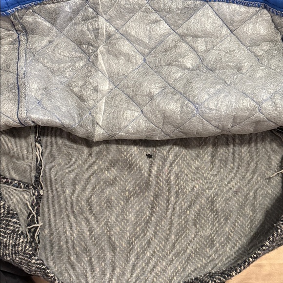 Doren Girl Vintage Coat Toddler Tweed Coat with Blue Velvet Accents Size 3 HP! - Picture 11 of 15